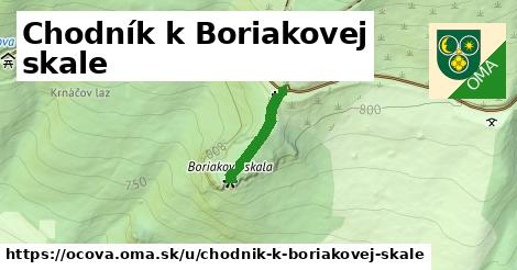 Chodník k Boriakovej skale, Očová