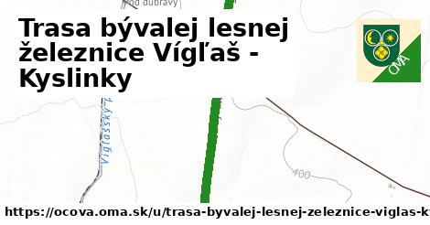 ilustrácia k Trasa bývalej lesnej železnice Vígľaš - Kyslinky, Očová - 2,1 km