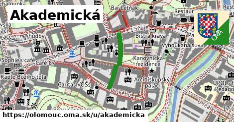 ilustrácia k Akademická, Olomouc - 179 m