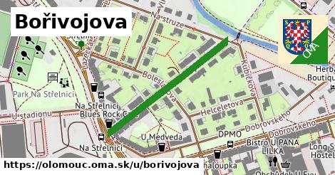 ilustrácia k Bořivojova, Olomouc - 331 m