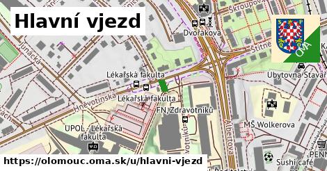 Hlavní vjezd, Olomouc