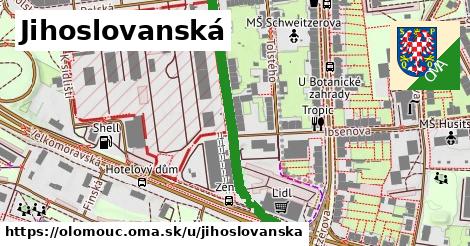 ilustrácia k Jihoslovanská, Olomouc - 389 m