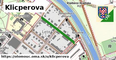 ilustrácia k Klicperova, Olomouc - 261 m