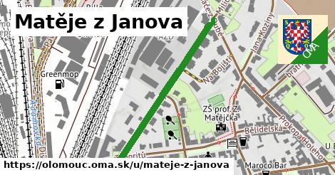 Matěje z Janova, Olomouc