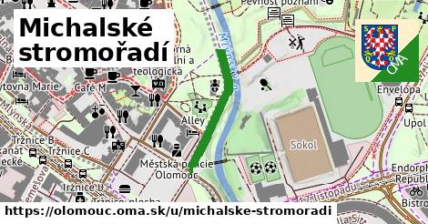 ilustrácia k Michalské stromořadí, Olomouc - 222 m