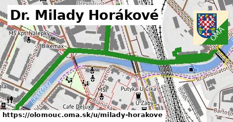 ilustrácia k Dr. Milady Horákové, Olomouc - 1,09 km