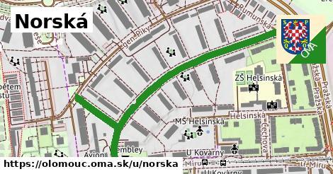 ilustrácia k Norská, Olomouc - 642 m