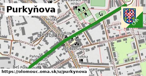 ilustrácia k Purkyňova, Olomouc - 658 m