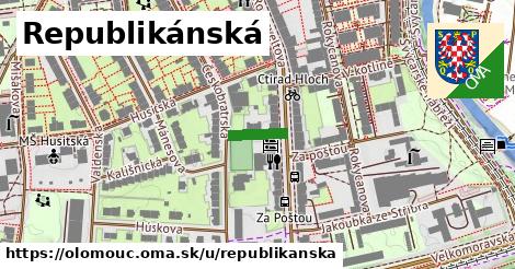 ilustrácia k Republikánská, Olomouc - 85 m