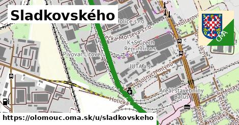 ilustrácia k Sladkovského, Olomouc - 2,1 km