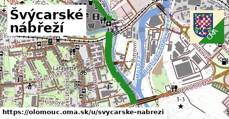 ilustrácia k Švýcarské nábřeží, Olomouc - 1,19 km