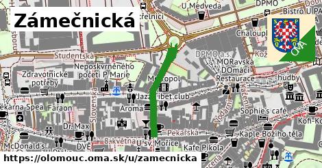 ilustrácia k Zámečnická, Olomouc - 244 m