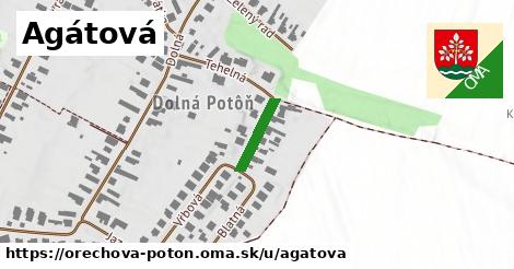 Agátová, Orechová Potôň