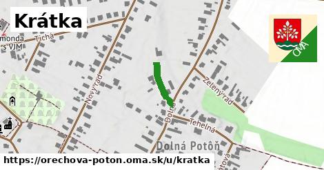Krátka, Orechová Potôň