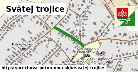 Svätej trojice, Orechová Potôň