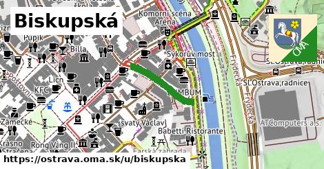 ilustrácia k Biskupská, Ostrava - 166 m