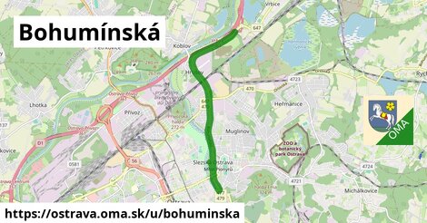 ilustrácia k Bohumínská, Ostrava - 7,3 km