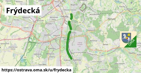 ilustrácia k Frýdecká, Ostrava - 9,5 km