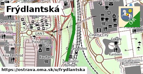 ilustrácia k Frýdlantská, Ostrava - 252 m