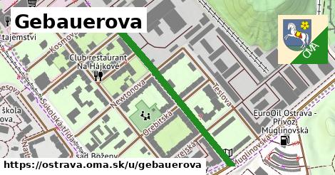 ilustrácia k Gebauerova, Ostrava - 436 m