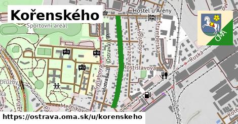 Kořenského, Ostrava