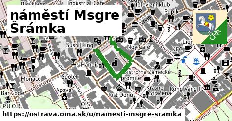 náměstí Msgre Šrámka, Ostrava