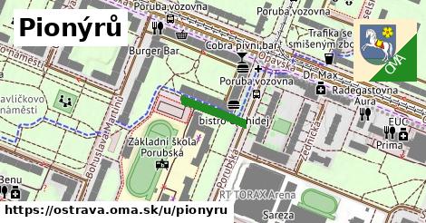 ilustrácia k Pionýrů, Ostrava - 117 m