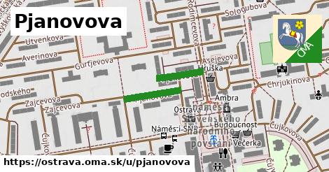 ilustrácia k Pjanovova, Ostrava - 232 m