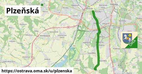 ilustrácia k Plzeňská, Ostrava - 14,2 km