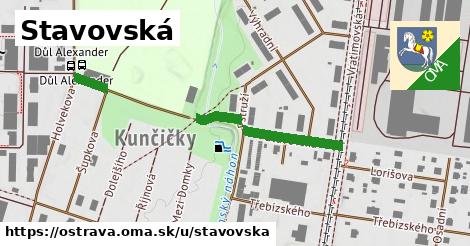 ilustrácia k Stavovská, Ostrava - 280 m