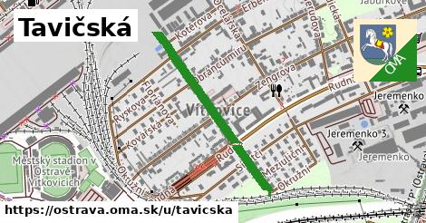 ilustrácia k Tavičská, Ostrava - 657 m