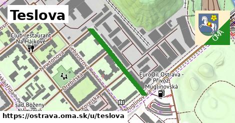 ilustrácia k Teslova, Ostrava - 265 m