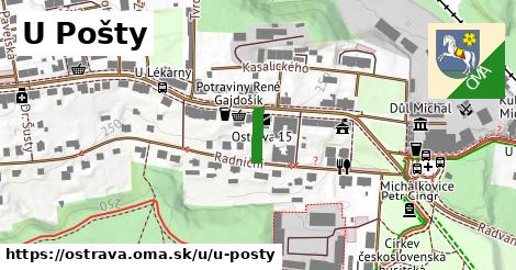 ilustrácia k U Pošty, Ostrava - 77 m