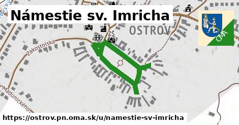 Námestie sv. Imricha, Ostrov, okres PN