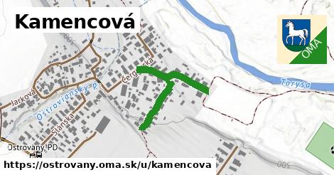 ilustrácia k Kamencová, Ostrovany - 309 m