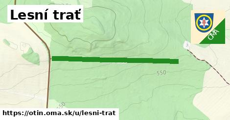 ilustrácia k Lesní trať, Otín - 0,80 km