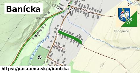 Banícka, Pača