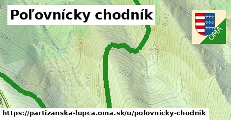 ilustrácia k Polovnicky chodnik, Partizánska Ľupča - 3,1 km
