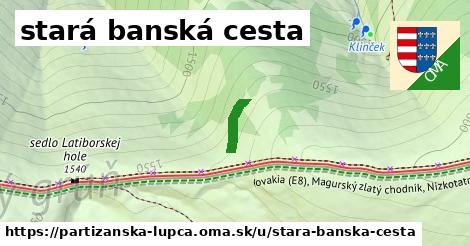 ilustrácia k stará banská cesta, Partizánska Ľupča - 89 m