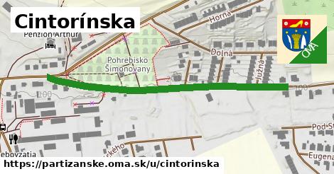 Cintorínska, Partizánske