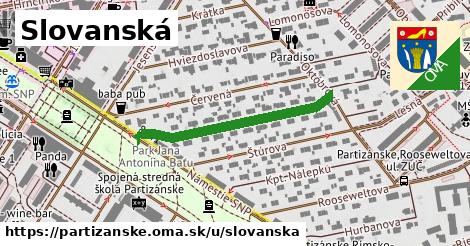 Slovanská, Partizánske