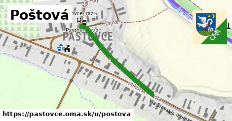 Poštová, Pastovce