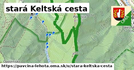 ilustrácia k stará Keltská cesta, Pavčina Lehota - 3,3 km