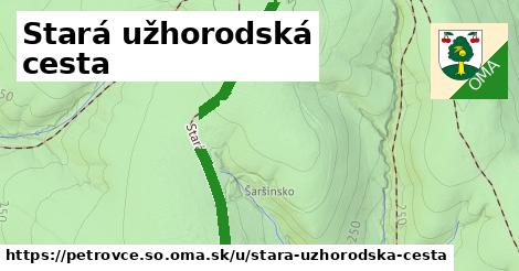 ilustrácia k Stará užhorodská cesta, Petrovce, okres SO - 1,67 km