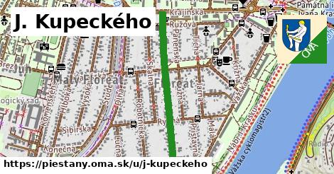 J. Kupeckého, Piešťany