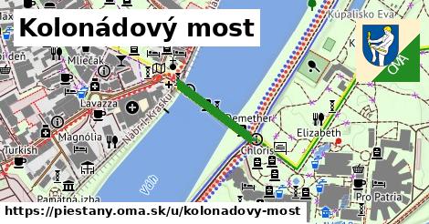 Kolonádový most, Piešťany