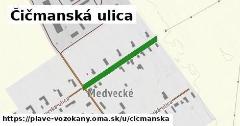 ilustrácia k Čičmanská ulica, Plavé Vozokany - 275 m