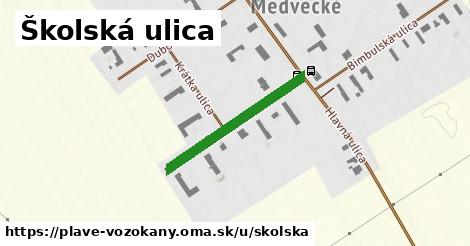 ilustrácia k Školská ulica, Plavé Vozokany - 266 m