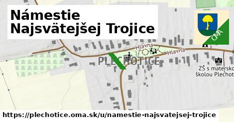 ilustrácia k Námestie Najsvätejšej Trojice, Plechotice - 67 m