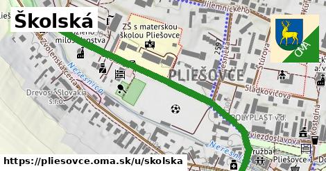 ilustrácia k Školská, Pliešovce - 599 m